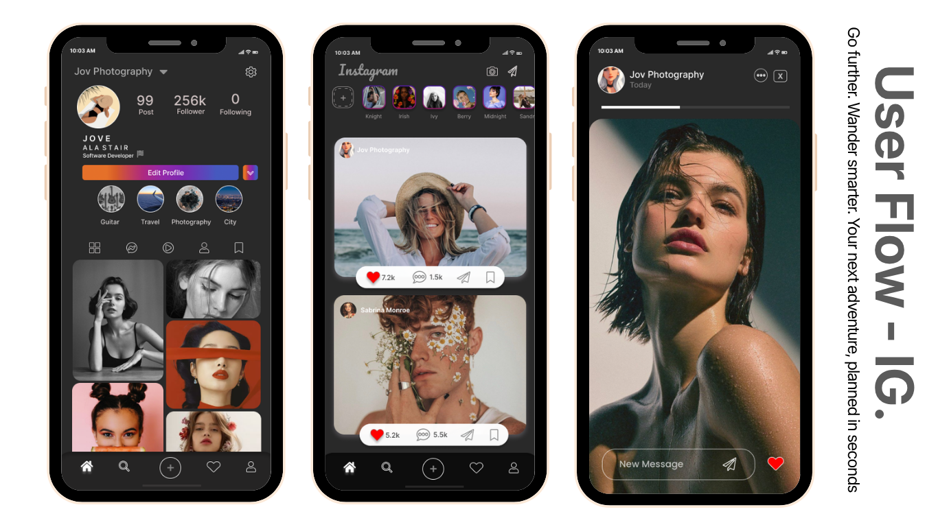 Instagram Redesign — Profile