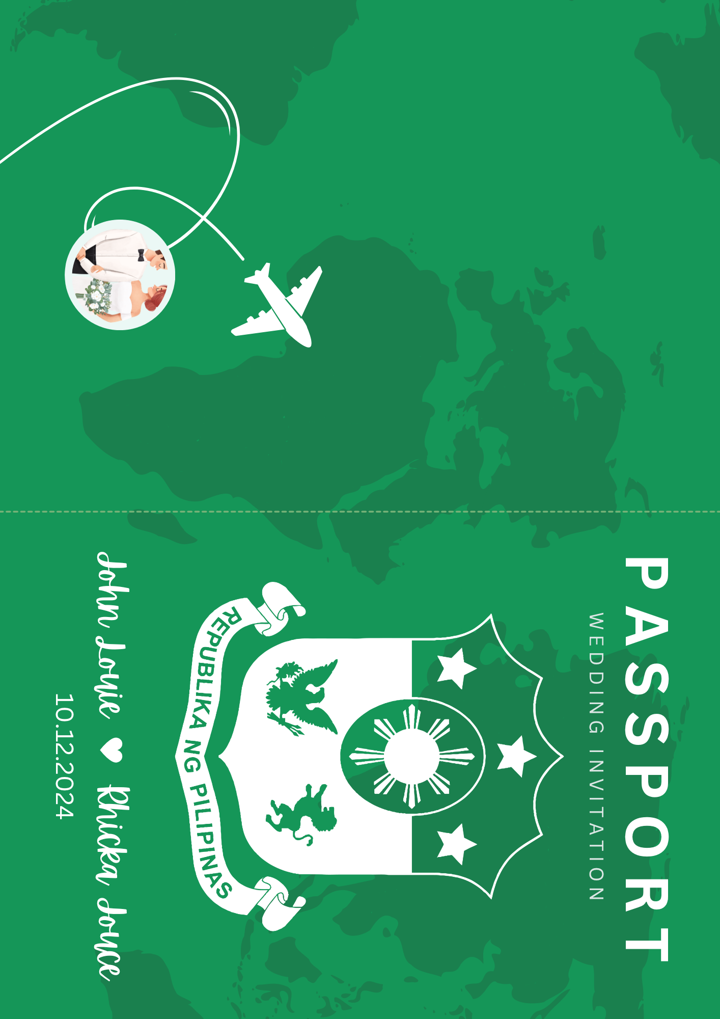 Passport Wedding Invitation